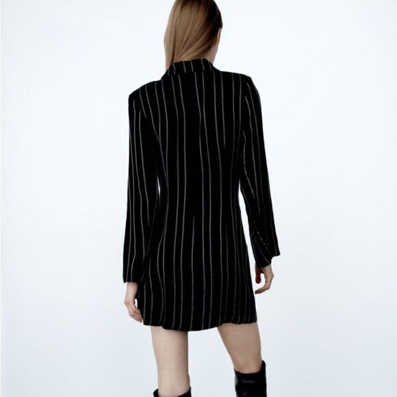 ZARA STRIPED BLAZER DRESS SPECIAL EDITION - Picture 4 of 9